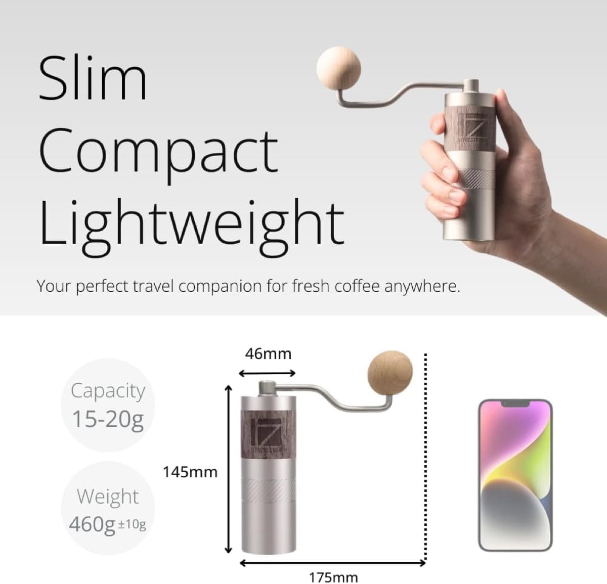 Manual coffee grinder